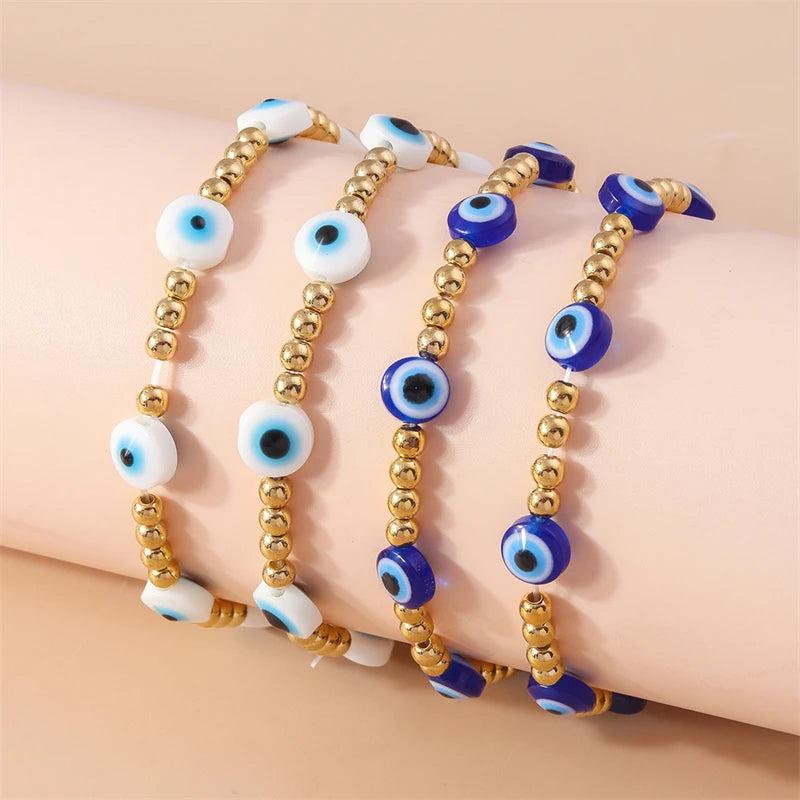 Bohemian Beads Bracelet for Women Multilayer Butterfly Tree Christmas Charms