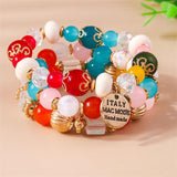 Bohemian Beads Bracelet for Women Multilayer Butterfly Tree Christmas Charms