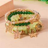 Bohemian Beads Bracelet for Women Multilayer Butterfly Tree Christmas Charms