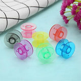 25Pcs Plastic Bobbins Sewing Machine Spools DIY Embroidery Tailoring