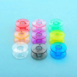 25Pcs Plastic Bobbins Sewing Machine Spools DIY Embroidery Tailoring
