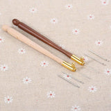 Embroidery Needle Tambour Crochet Hook Luneville Hook Handle Set S Couture