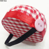 Ball Shaped Needle Pin Cushion With Elastic Wrist Belt DIY Handcraft Tool