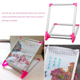 Adjustable Embroidery Floor Stand Solid Wood Cross Stitch Frame