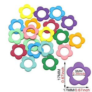 30pcs Small Clip Locking Stitch Markers Crochet Knitting Tools DIY Sewing Access