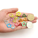 30pcs Small Clip Locking Stitch Markers Crochet Knitting Tools DIY Sewing Access