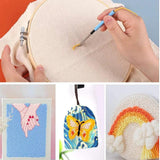 Punch Needle Tool Kit for Art Embroidery Stitching Handmaking Sewing Needle