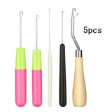Latch Hook Crochet Needles Kit for Hair Carpet Making