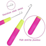 Latch Hook Crochet Needles Kit for Hair Carpet Making