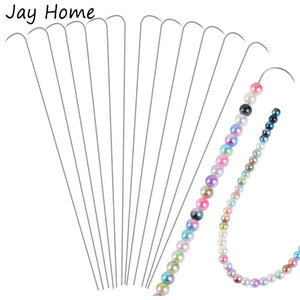 12PCS Curved Beading Needles Kit for Jewelry Crafts DIY