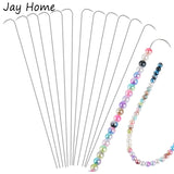 12PCS Curved Beading Needles Kit for Jewelry Crafts DIY