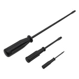 3Pcs Flat Head Screwdriver Set Plastic Handle Sewing Machine Repair Tool