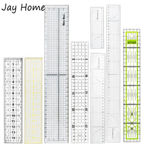 Acrylic Quilting Ruler Double-Colored Grid Lines for DIY Cutting