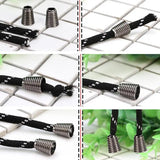 20pcs Metal Alloy Cord End Tip Stopper Cap Conical Jewelry Making