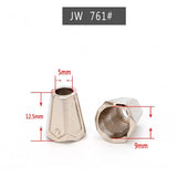 20pcs Metal Alloy Cord End Tip Stopper Cap Conical Jewelry Making