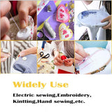 25 Large Eye Stitching Needles in Clear Storage Tube Sewing Tool