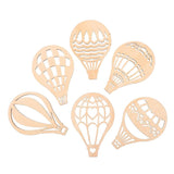 30 Pcs Wooden Chips DIY Football Balloon Air Child Spring Jewelry