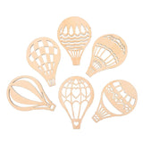 30 Pcs Wooden Chips DIY Football Balloon Air Child Spring Jewelry