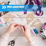 30 Pcs Wooden Chips DIY Football Balloon Air Child Spring Jewelry