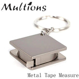 Metal Tape Measure Retractable Keychain Ruler DIY Patchwork Sewing