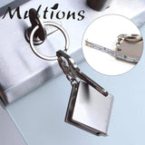 Metal Tape Measure Retractable Keychain Ruler DIY Patchwork Sewing