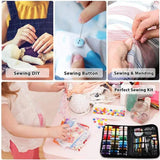 DIY Sewing Kit Multi-function Box Set Hand Quilting Stitching Embroidery Thread