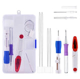 Magic Embroidery Pen Set Punch Needle Kit Stitching Tool Set