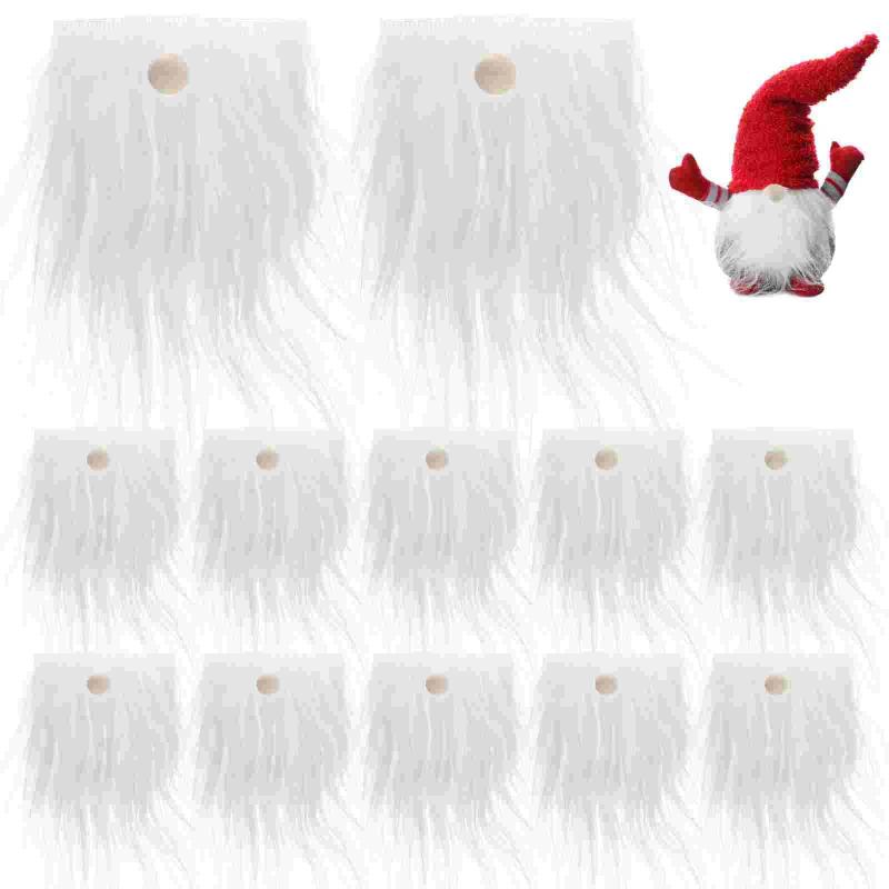 Faux Fur Gnome Beard Accessories Hair Wood Balls Wooden Crafts Fabric