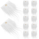 Faux Fur Gnome Beard Accessories Hair Wood Balls Wooden Crafts Fabric