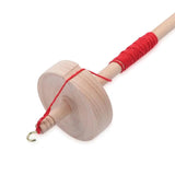 Wooden Whorl Yarn Spin Drop Spindle Top Wool Storage Tool