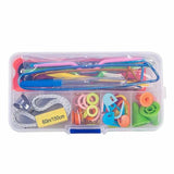 56 pcs Crochet Hooks Set Knitting Sewing Craft Needles Kit