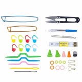 56 pcs Crochet Hooks Set Knitting Sewing Craft Needles Kit