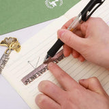 Vintage Metal Ruler for Needlework Measuring Tool DIY Craft Clothes Sewing Acces
