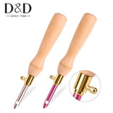 Adjustable Punch Needle Embroidery Pen Cross Stitch Sewing Wood Handle