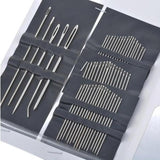 55pcs Stainless Steel Sewing Needles Set DIY Crafts Clothing Hand Tools