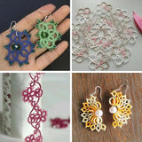 5pcs Tatting Shuttle Kit for Lace Making DIY Craft Sewing Accessories