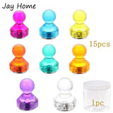15PCS Diamond Painting Magnet Cover Holder with Storage Box