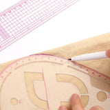French Curve Cutting Rulers Soft Patchwork Ruler Sewing Tool Kit Measure Tailor
