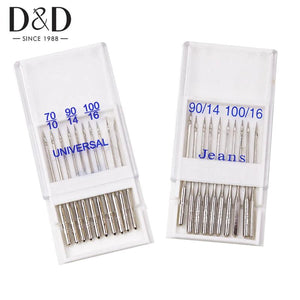 20pcs Sewing Machine Needles Ball Point Head 70/10 90/14 100/16 DIY Jeans