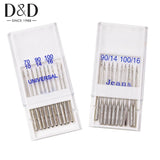 20pcs Sewing Machine Needles Ball Point Head 70/10 90/14 100/16 DIY Jeans