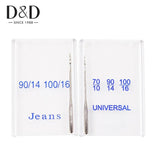 20pcs Sewing Machine Needles Ball Point Head 70/10 90/14 100/16 DIY Jeans