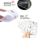 Tshirt Ruler Guide for T-Shirt Alignment-DIY Drawing Craft Tool Set