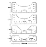 Tshirt Ruler Guide for T-Shirt Alignment-DIY Drawing Craft Tool Set