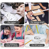 Tshirt Ruler Guide for T-Shirt Alignment-DIY Drawing Craft Tool Set