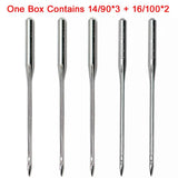 5 PCS/Pack Sewing Machine Leather Organ Needles Mix Size 90 100 For Leather Sewi