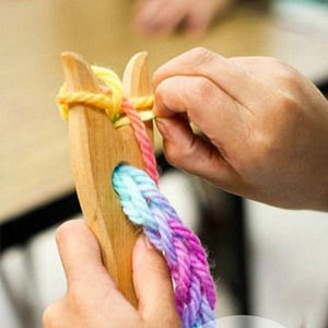 YOMDID 2pcs/Set Knitting Fork DIY Knitting Tool For Bracelet Necklace Pendant