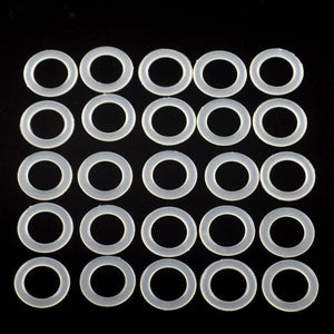 Lychee Life 200pcs Hand-woven Plastic Circle Backpack Handbag