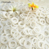 Lychee Life 200pcs Hand-woven Plastic Circle Backpack Handbag
