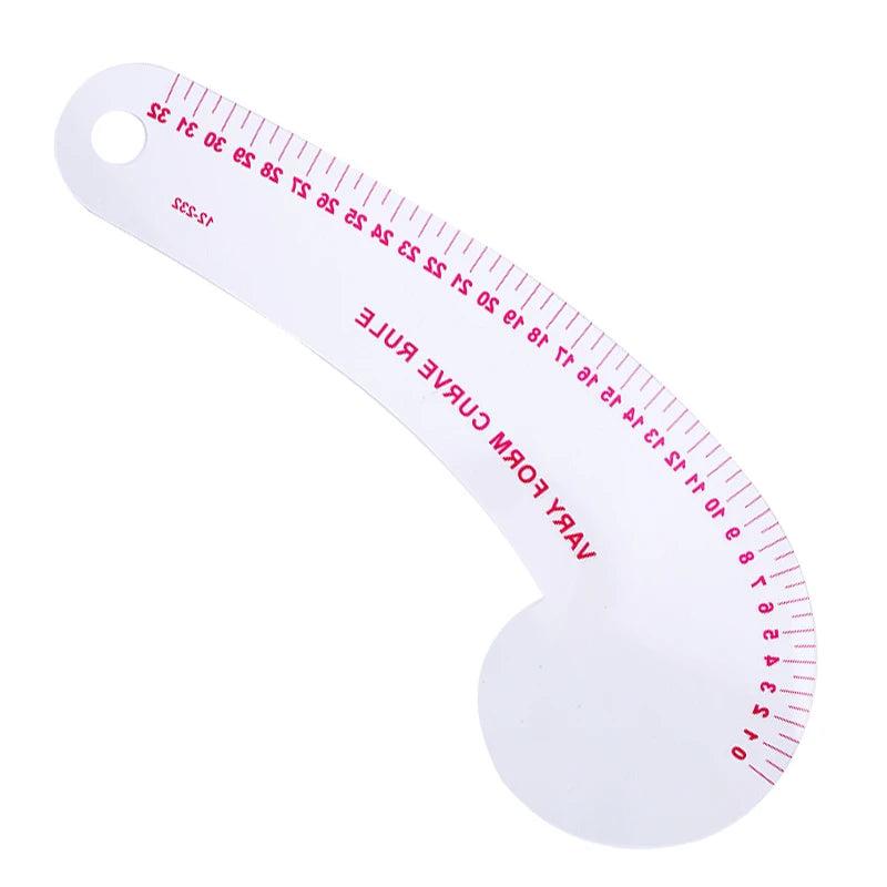 French Curve Ruler for Sewing Fabric Cutting Metric Template