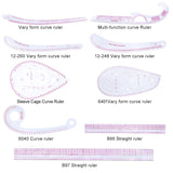 French Curve Ruler for Sewing Fabric Cutting Metric Template